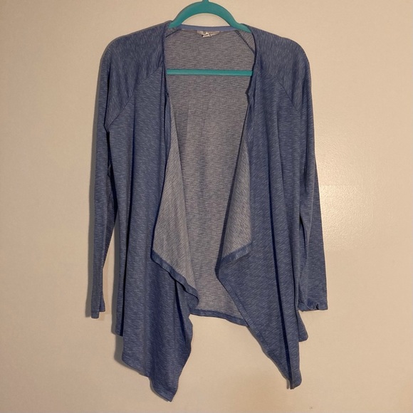 Roudelain Open Front Cardigan | Super Soft Loungewear | Handkerchief Hem - Picture 1 of 7